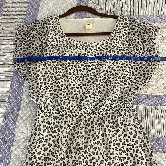 Needle & Thread animal print dress size S gray - Picture 4 of 8